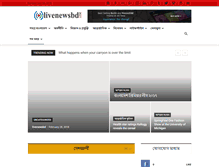 Tablet Screenshot of livenewsbd.com